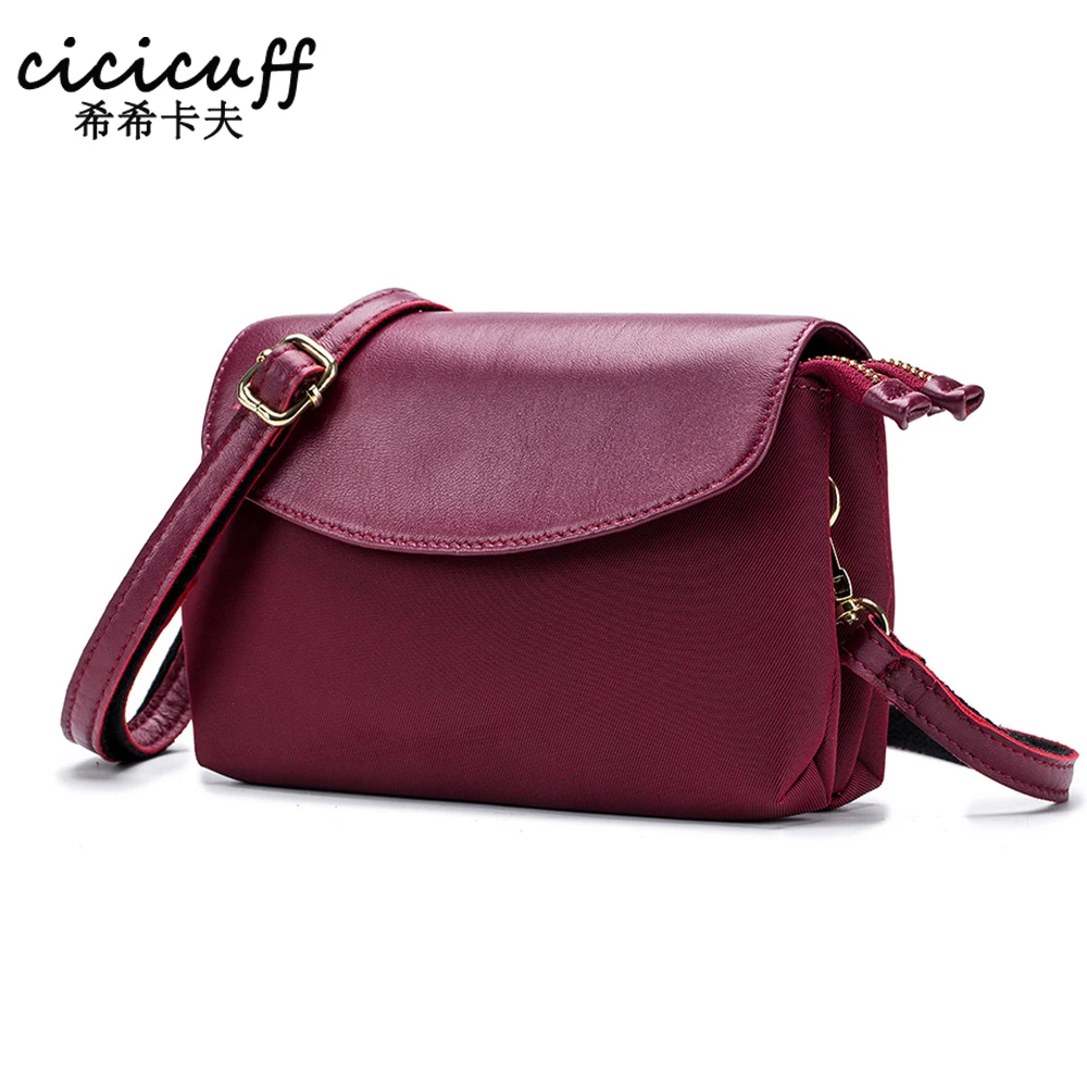 

New Ladies' Small Crossbody Bag Korean Version Oxford Canvas Women's Purses and Handbag Waterproof Simple Mother's Shoulder Bags