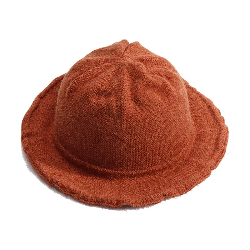 

Warm Baby Solid Pattern Fisherman Hat Warm Autumn Winter Bucket Hat for Newborn Infant Baby Toddler Boys Girls