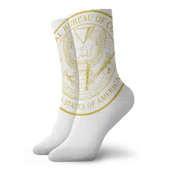 

Federal Bureau Of Control Ontrol Game Logo Distressed Logo Classic socks
