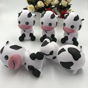 

White and Black Cow Soft PU squishy promotion gifts