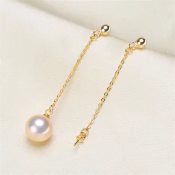 

High Quality Pearl Earring Settings Earring Findings Jewelry Parts Fittings Jewellery Accessories No pearl