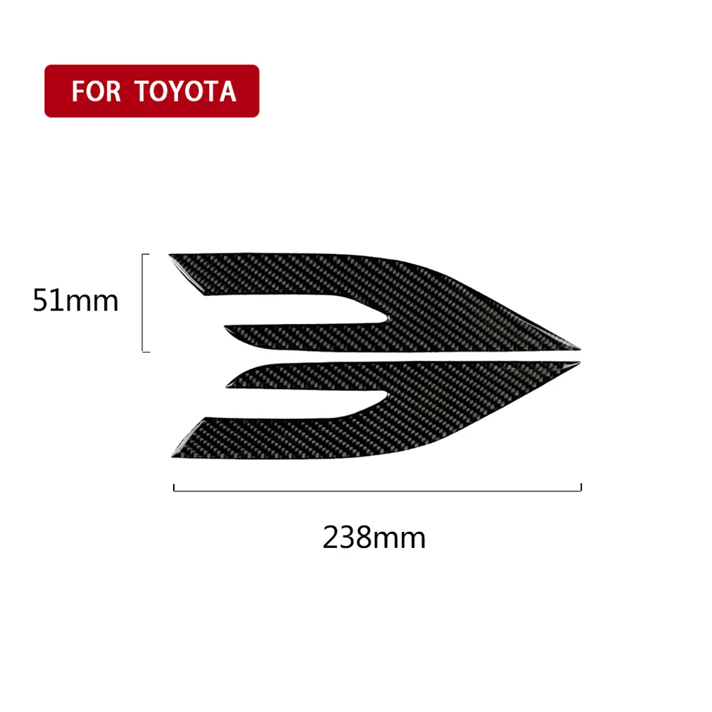 Замена для Toyota Camry- отделка передних фар из углеродного волокна передний свет Декор Наклейка