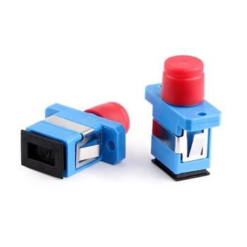 

50pcs Plastic Adapter Flange SC-FC Fiber Adapter Fiber Coupler Fiber Flange