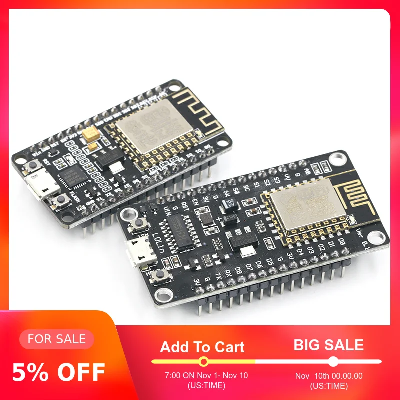 V3 беспроводной модуль NodeMcu 4 м байт Lua wifi Интернет вещей макетная плата на основе ESP8266 ESP-12E для arduino CP2102