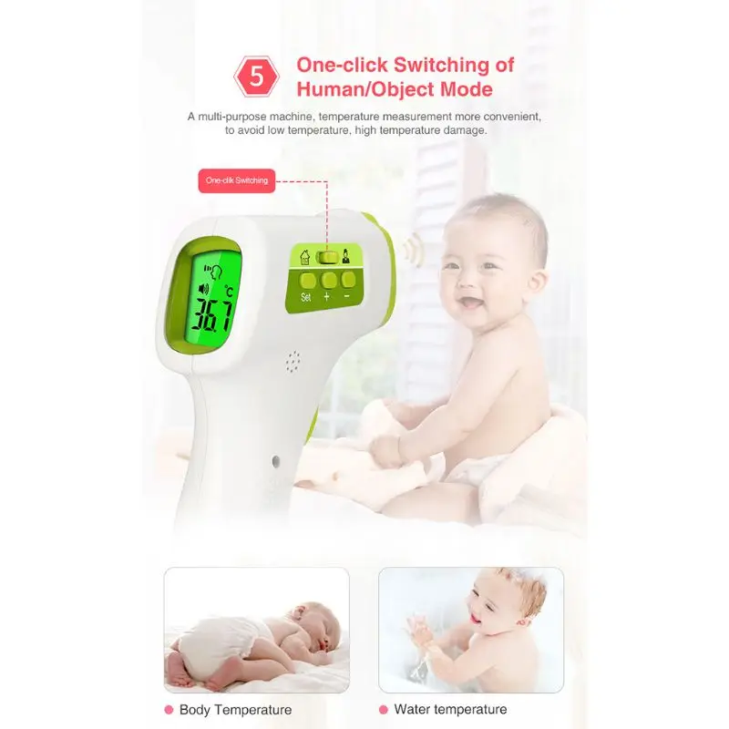 

Non Contact Forehead Thermometer Body Temperature Thermometer Temp Test