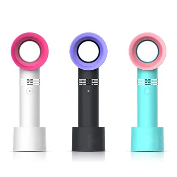 

Bladeless Handheld USB Mini Fan Portable Electric Fan Rechargeable Office Desktop Air Cooler 3 Colors