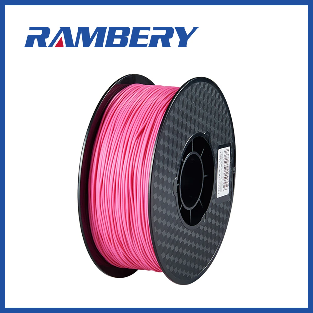 Rambery PLA 3D принтер нить 1 75 мм ABS розовая роза погрешность +/ 0 05 кг (2.2LBS)