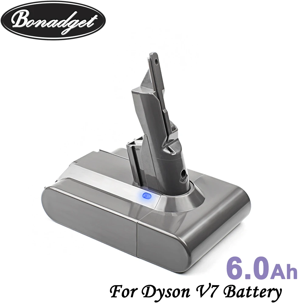 Литий ионные сменные батареи V7 Bonadget 21 6 в 6000 мАч для пылесоса Dyson 225403 заряжаемый