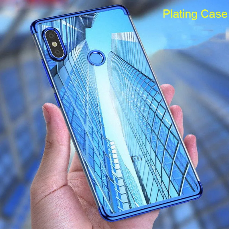Full Cover Plating Case for Xiaomi Mi 9 Pocophone F1 Soft TPU 8 A2 Lite A1 Max 3 Mix 2S Note 2 Play SE Mi6 |