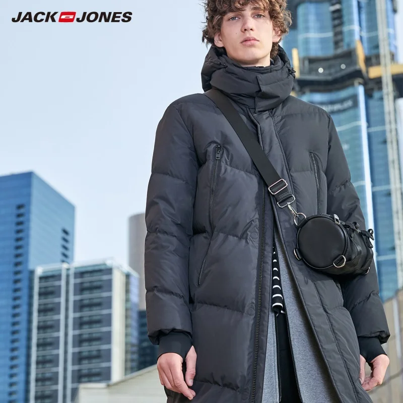 鍔 Vakantie Gewaad Jackjones Men's Winter Casual Hooded Long Down Jacket Coat Menswear  Streetwear 219312507 - Down Coats - AliExpress