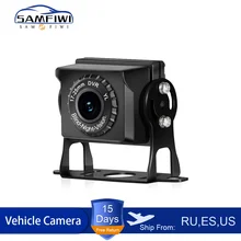 Truck Backup Camera IR Night Vision Waterproof AHD Vehicle Rear View Camera Auto Backup Monitor Universal For Motorhome Trailer podofo 2 x backup camera 18 ir led night vision waterproof rearview reverse back up camera 7 lcd rear view monitor for truck