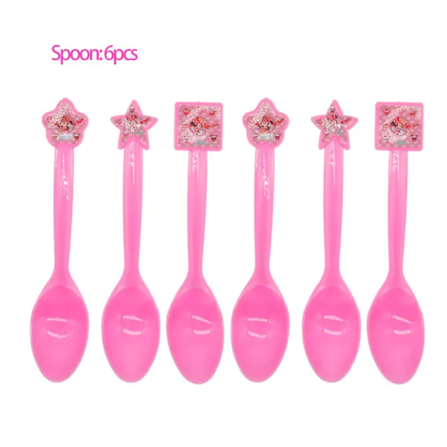 Disney Party Minnie Mouse Paper Tableware Kids Party Birthday