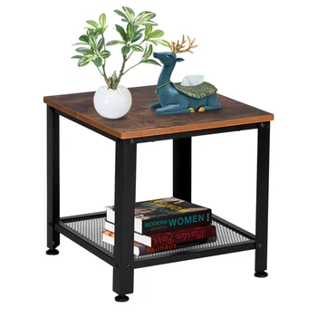 

Vintage Bookshelf Storage Rack Shelf for Home Office Bathroom Living Room Bedside HFing
