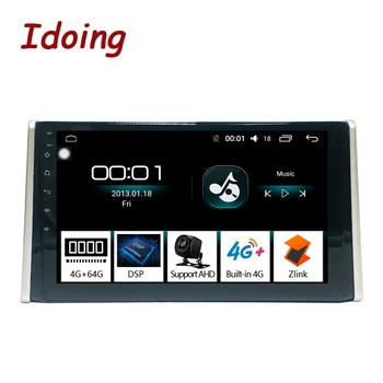 

Idoing 10.2"4G+64G 2.5D Octa Core DSP Car Radio Android 8.1 Multimedia Player Fit Toyota RAV 4 2019 GPS Navigation Autoradio AHD