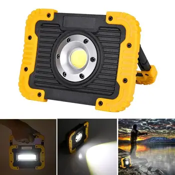 

Portable 10W USB Rechargeable COB LED Working Light Outdoor Camping Tent Lamp Bright Working Light Camping Equipment