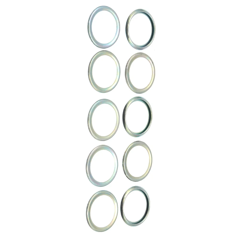 Oil Drain Plug Gasket Oil Drain Plug Seal Washer Sealing Washers 10/20/50pcs Oil Drain Plug Crush Washer Oil Gasket Washers Seals Car Accessories for Subaru Impreza Legacy Forester 11126AA000