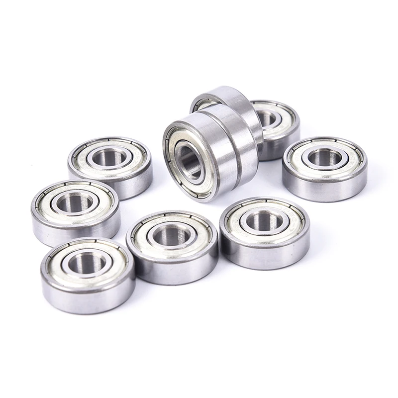 8X22X5 Mm Rvs Skate Skateboard Wielen Zilver Lagers Abec 7 608ZZ Assen Lagers Roller Scooter kogellagers