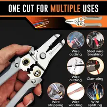 

Crimping Pliers Set Automatic Wire Stripper Crimping Pliers Cable Cutter Mini Practical Electric Multifunctional Repair Tools
