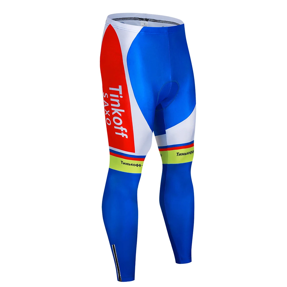 Cycling trousers Tinkoffing Pro Велоспорт Джерси комплект с длинным рукавом дышащий MTB велосипед одежда Одежда для велоспорта Ropa Maillot Ciclismo - Цвет: Cycling trousers