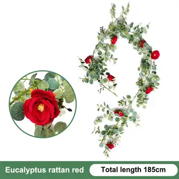 

Christmas Decoration Rattan Plastic Crepe Simulation Rattan Hanging Ornaments Christmas Tree Festival Decorations Garland