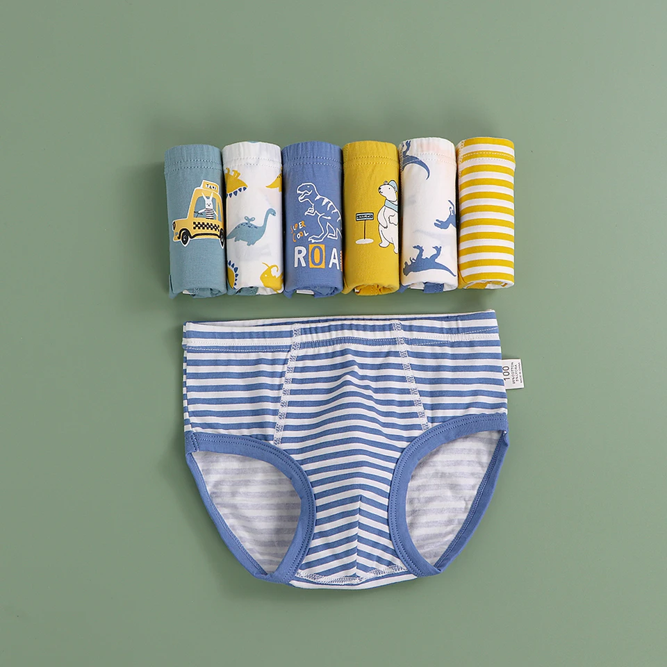 6 Mutande In Cotone Per Ragazzi - Morbide, Ipoallergeniche, Taglie 2-12 Anni, Colorate - Foto 3