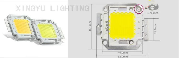 10/20/30/50/70/100W DC 12V 36V COB module LED Chip Diodes Lamp Bulb for outdoor focus Spotlight Garden Integrated Light Beads