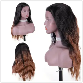

WonderLady Synthetic Wigs With Baby Hair Free Part Natural Wave Long Wavy Lace Front Heat Resistant Hair Wigs For Black Women