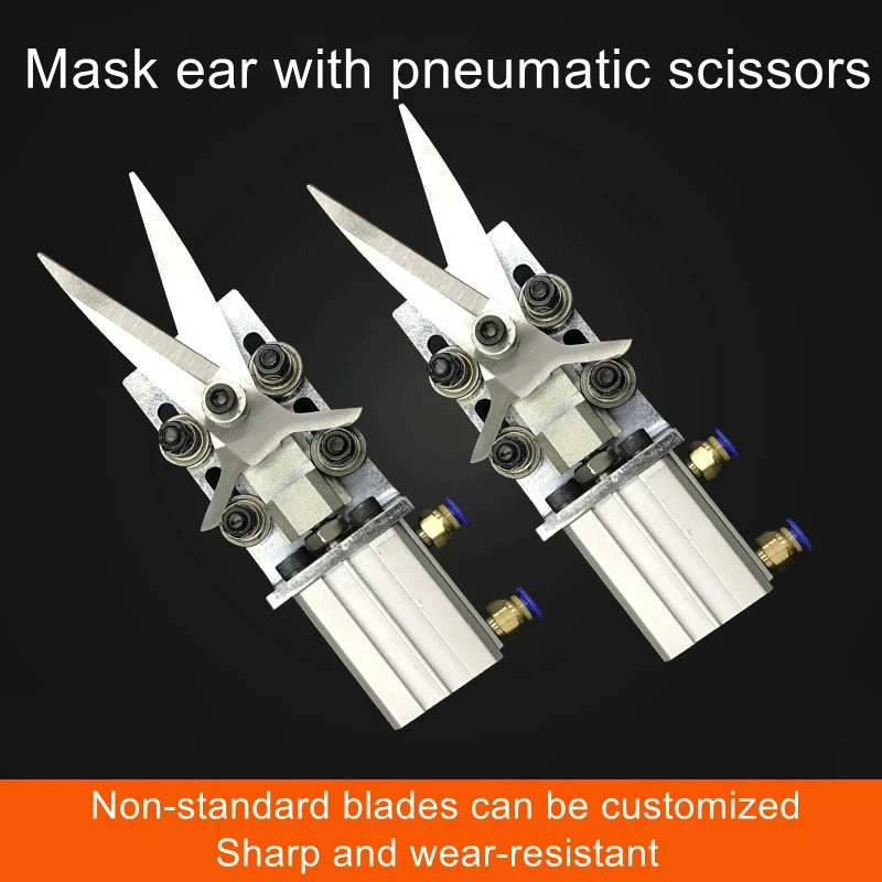 

Pneumatic scissors for mask machine Automatic pneumatic scissors for elastic rope Earband machine