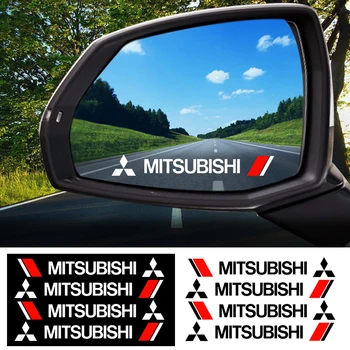 

4pcs Car-styling Car Door Handle Sticker Car Decoration For Mitsubishi ASX Lancer Pajero Outlander L200 EVO Ralliart Outlander