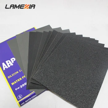 

LAMEZIA 20PC 150# Waterproof Sandpaper Automobile Polishing Sanding Paper Silicon Carbide Abrasive Tools