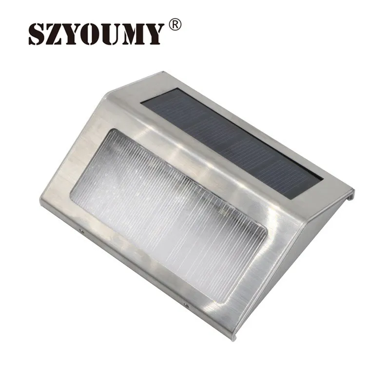 SZYOUMY водонепроницаемый настенный светильник из нержавеющей стали на солнечной
