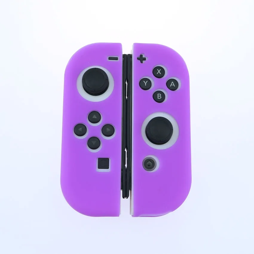 j j YuXi 1 Набор Противоскользящий силиконовый мягкий чехол для nintendo Switch защитный чехол для Kind Switch Joy-Con контроллер аксессуар - Цвет: j j