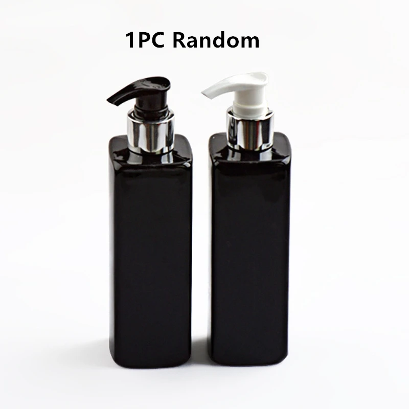 250ml Silver random 1 шт. пластиковый Пустой дозатор для бутылки с дозатором, контейнер для путешествий, многоразовые бутылки для волос, косметический шампунь, лосьон, гель для душа, бутылка 250 мл - Цвет: 250ml Silver random