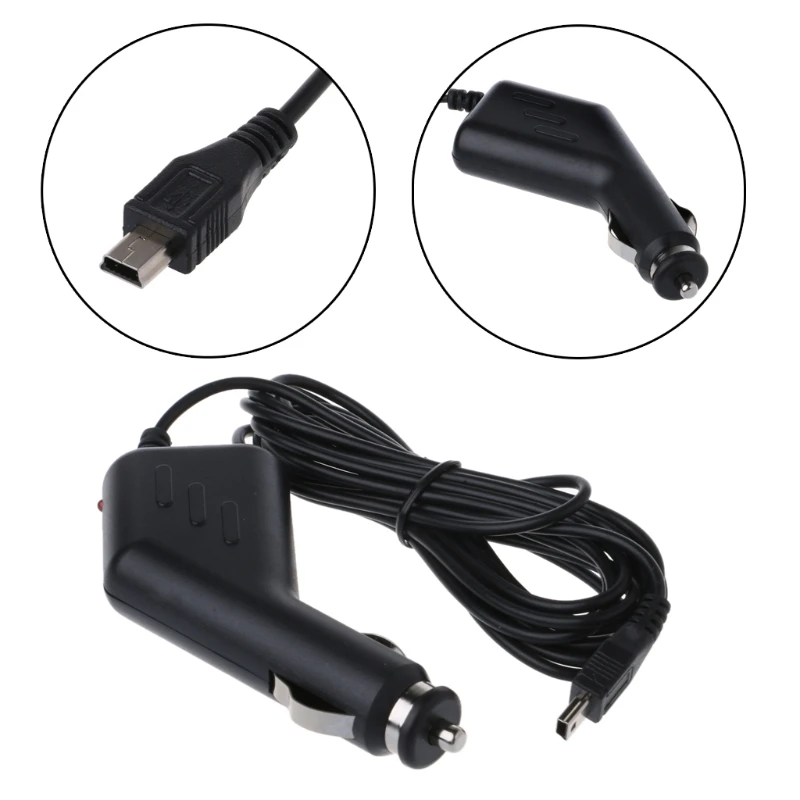 

3.5m Mini Micro USB Port Adapter Power Supplier Plug For Car DVR Vehicle Charge