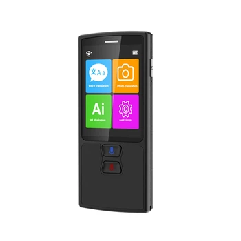 

76 Languages Voice Translator With 2.4 inch Display Two Way Instant Translator Photo Translation for Learning Travel Business Me