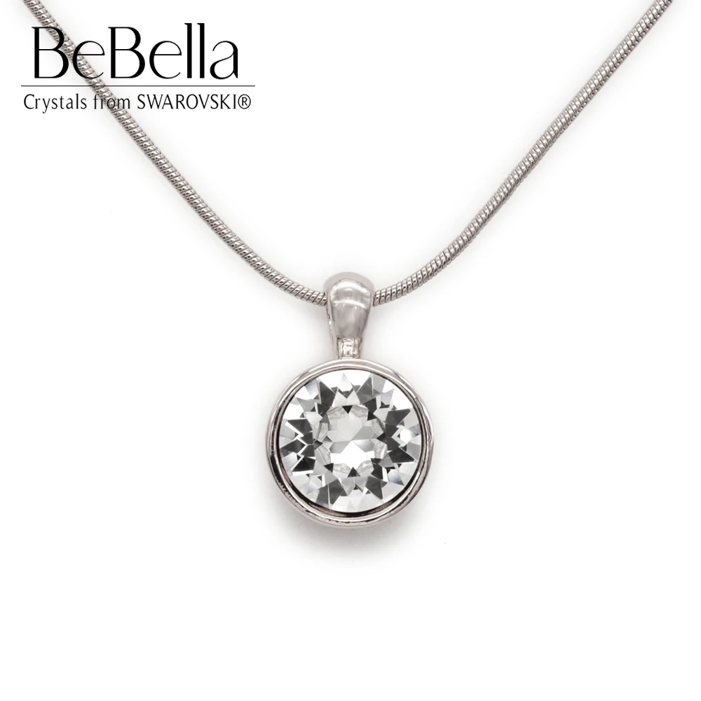 BeBella 1 5 см Xirus Chaton циркониевое ожерелье с кулоном изготовленное кристаллами от