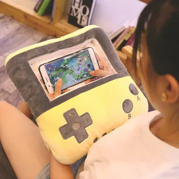 

Creative Hand Warmer Pillow Game Hand Warm Transparent Playable Mobile Phone Warm Hand Pillow Two Yuan Anime Game Machine Pillow