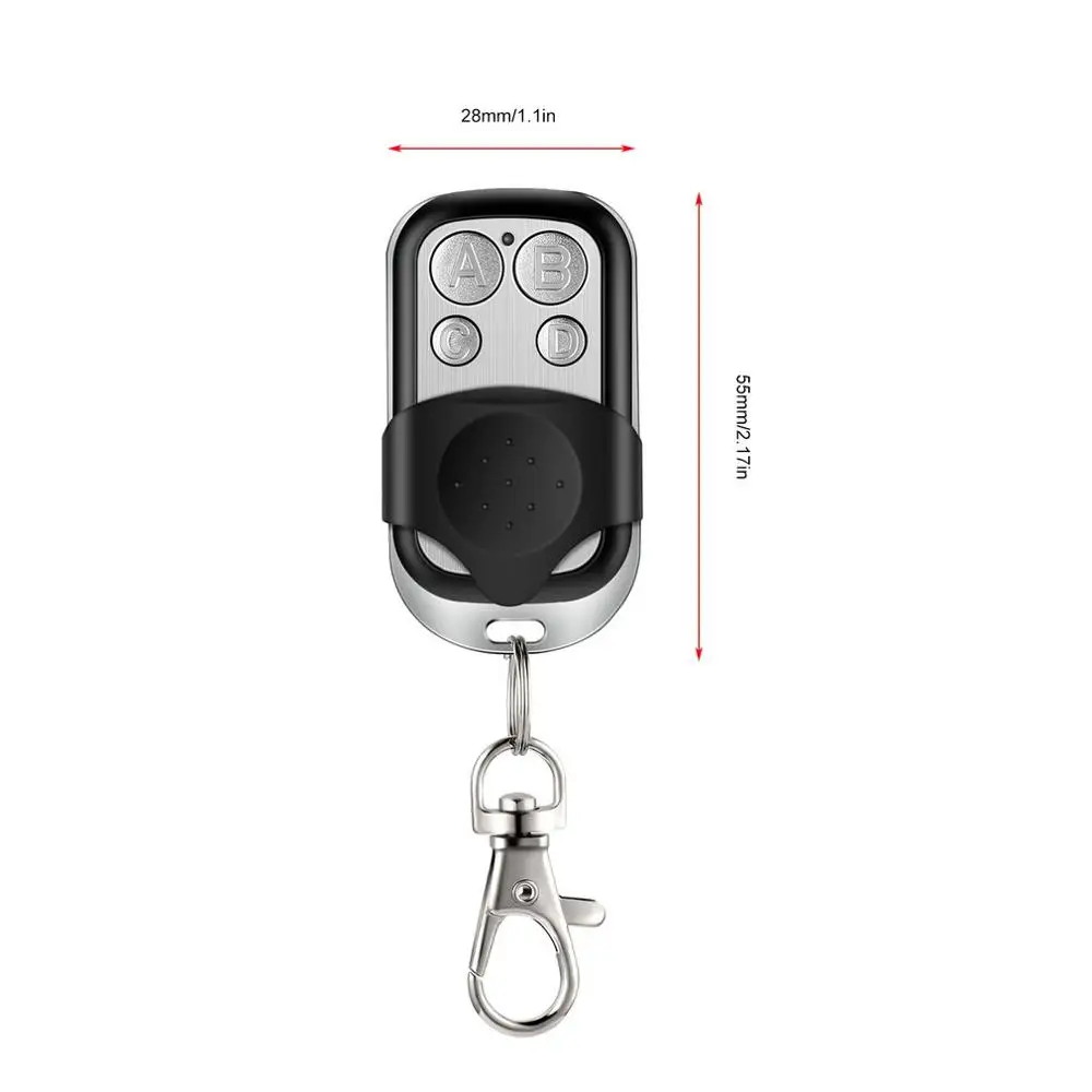4-Kanal Wireless-RF-Fernbedienung ABCD 433 MHz Universal Electric Tor Garagentor-Fernbedienung Key Fob-Controller