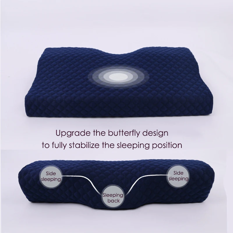 Memory Foam постельные принадлежности защитная подушка для шеи медленный отскок Подушка-бабочка здоровья затылочный шейный размер в 50*30 см