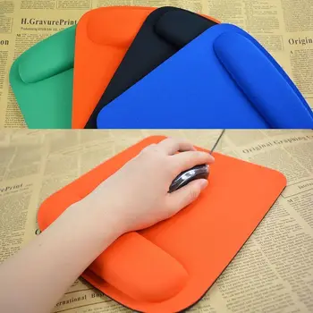 

Thicken Square Comfort Mouse Pad Support Wrist Mat Professional Optical/Trackball Mat Mice Pad Mouse PC Black Gaming Mouse Pad