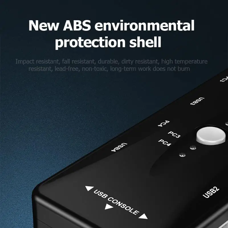 2 порта/4 порта USB HDMI KVM переключатель 2/4 в 1 выход 4K 1080P VGA сплиттер KVM переключатель адаптер для HDTV монитора проектора