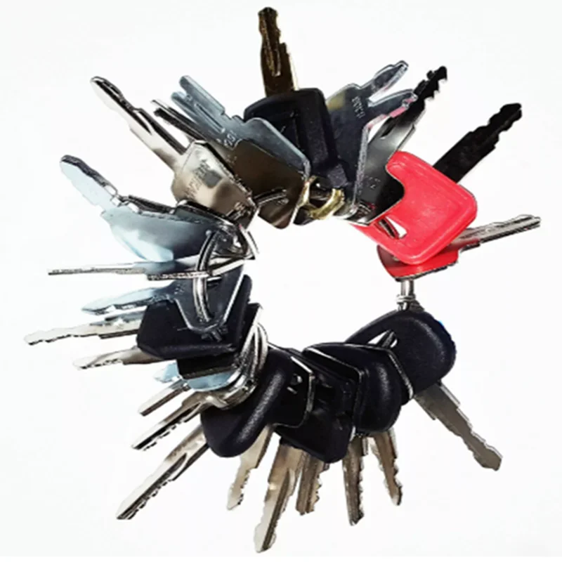 23 Keys Heavy Equipment Construction Ignition Key For Caterpillar Volvo BOBCAT Hitachi Komatsu Excavator Backhoe Forklift heavy equipment ignition key