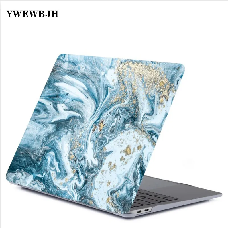 YWEWBJH Marble Laptop Case For MacBook Touch ID A1932, Air 13 A1369 Pro Retina 11 12 13 15 Pro 13.3 15.4 Touch Bar