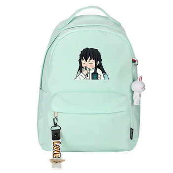 

Anime Demon Slayer School Backpack for Teenage Girls Boys Bag Tokitou Muichirou Travel Shoulder Bacpack Rengoku Kyoujuroui Bag