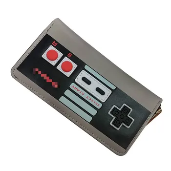 

Men Women Long Wallet Gamepad Faux Leather/PU Zipper Coin Purse Unisex Wallets ID/Credit Card Holder