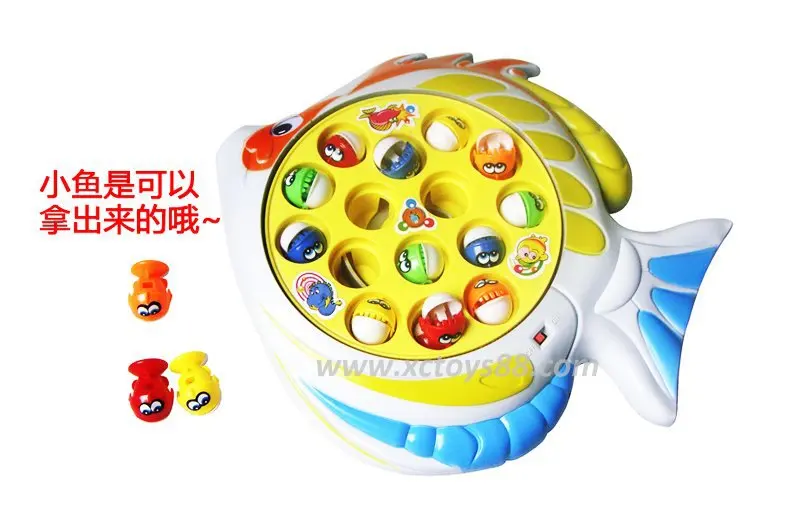 Four Fishing Play House Parent And Child Interactive Double Layer Fishing Magnetic Children Fishing Toys