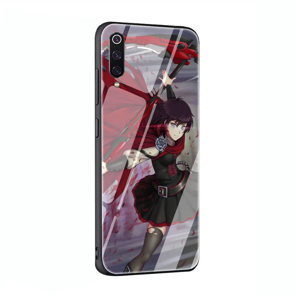 G12 EWAU чехол для телефона из закаленного стекла с Аниме RWBY для Xiaomi mi 8 9 Red mi 4X 6A Note 5 6 7 Pro Pocophone F1 - Цвет: G12