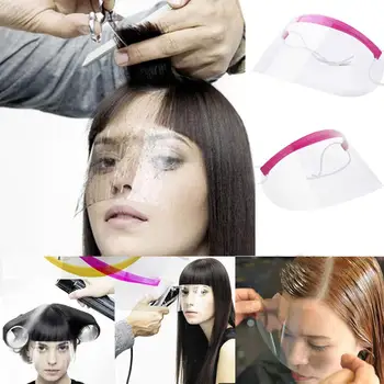 

Newly 50 Pcs/Set Professional Hair Eye Protector Transparent Plastic Hairdressing Cover For Customer Hairs Styling Accessories C