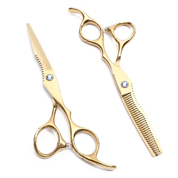 

Hair Scissors Set C1011 6.0" JP Steel Barber Cutting Scissors Thinning Shears Razor Edge DIY Professional Hairdressing Scissors