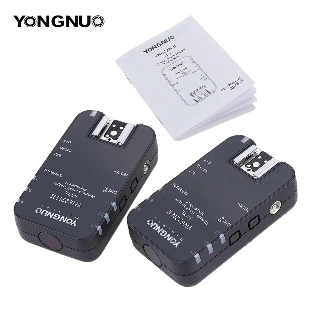 YONGNUO YN622N II 2,4G беспроводной i-ttl вспышка триггер приемник передатчик приемопередатчик для Nikon D70 D80 D90 D200 D300 D600 серии